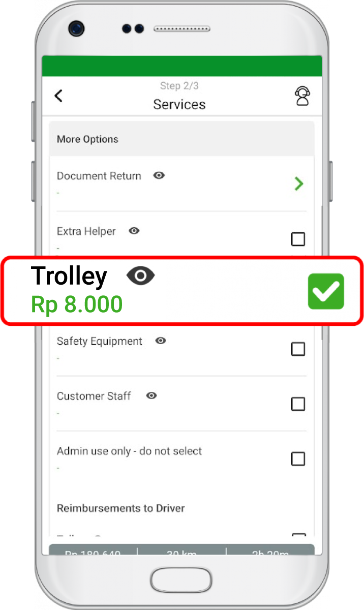 Step 2 Activating Trolley Service