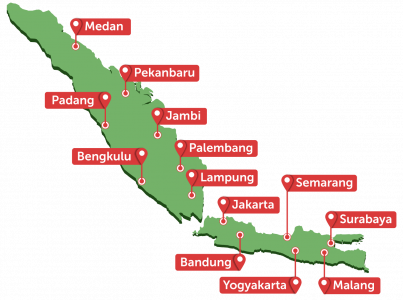 Sumatra Java map