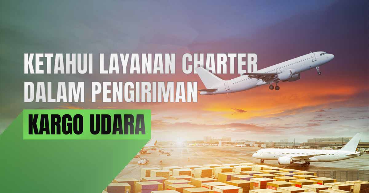 Pesawat kargo sedang take-off