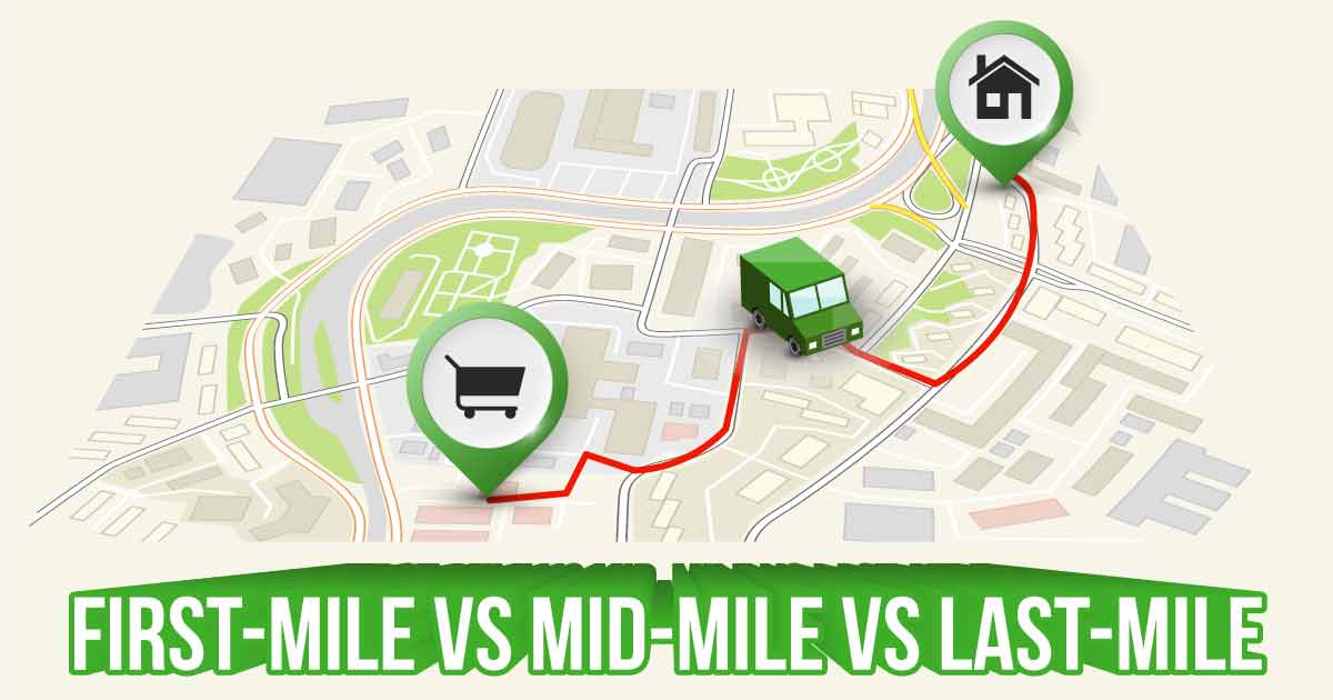 First Mile vs Middle Mile vs Last Mile: Perbandingan