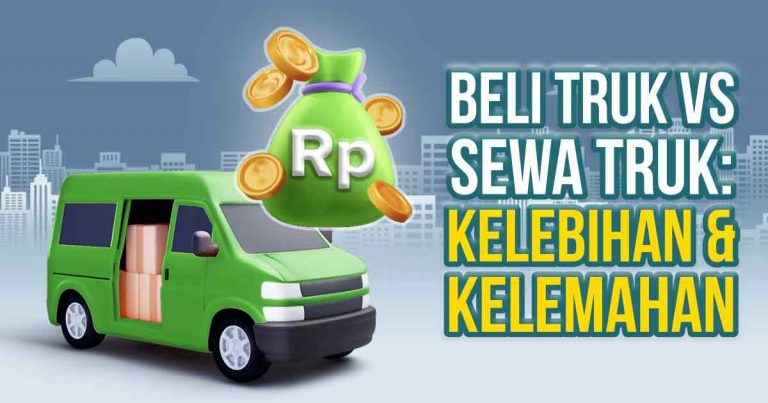 Ilustrasi truk dan biaya sewa