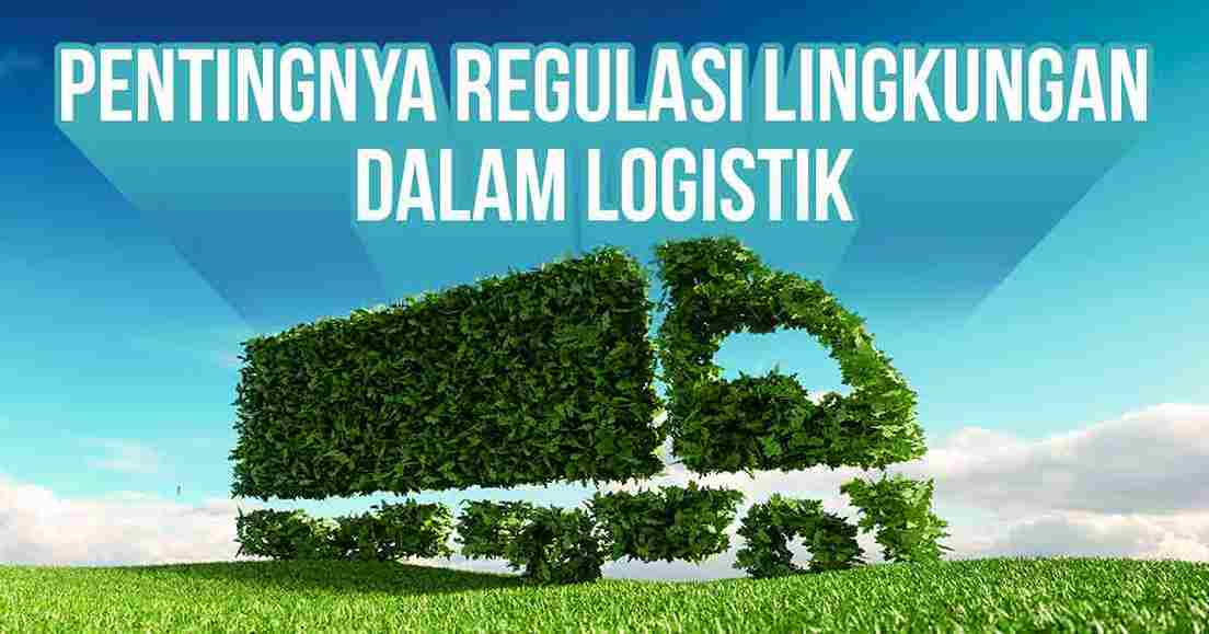 Ilustrasi tanaman berbentuk truk logistik