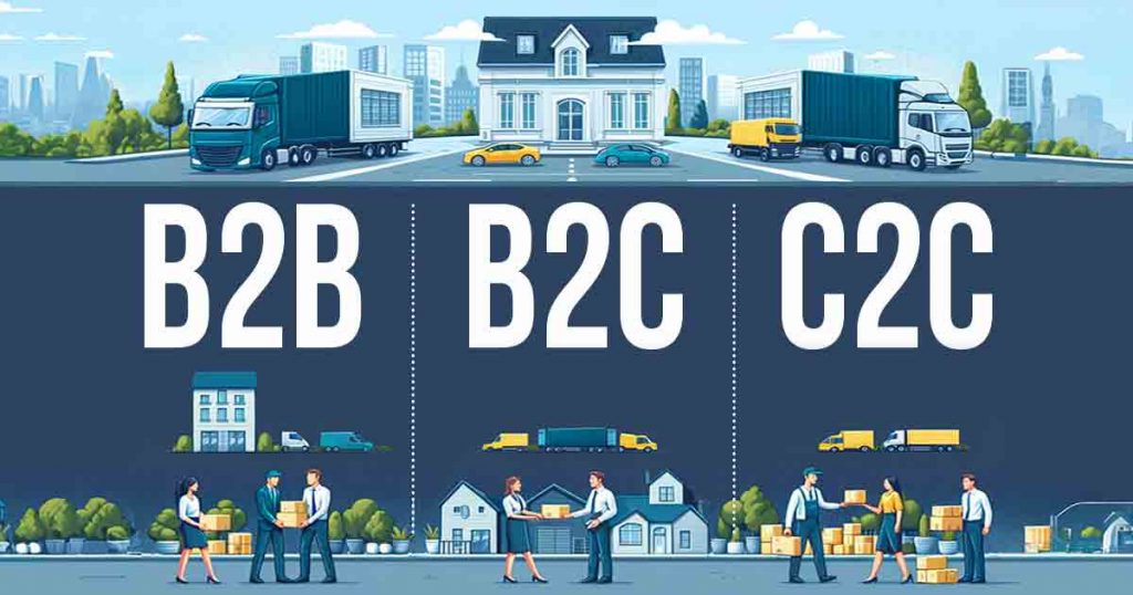 Logistik B2B vs B2C vs C2C: Apa Bedanya?